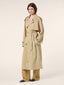 Trench-coat en coton et nylon