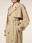 Trench-coat en coton et nylon