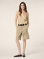 Cami - Bermudas in Cotton and Linen Canvas