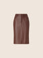 Pencil Skirt in Nappa Leather