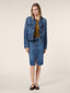 Denim Trucker Jacket in Cotton and Lyocell