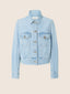 Denim Trucker Jacket in Cotton and Lyocell