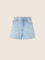 Britney - Denim Bermudas in Cotton and Lyocell