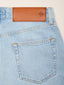 Britney - Denim Bermudas in Cotton and Lyocell