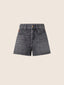 Britney - Short in denim di cotone e lyocell