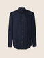 Shirt in Navy Blue Linen | Jacob Cohën | Detail 1