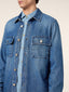 Overshirt in denim di cotone soft