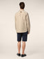 Overshirt in Dark Beige Cotton and Linen Drill | Jacob Cohën | Detail 3