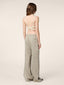 Julianne Wide Pants in Taupe Modal and Cupro Fluid Poplin | Jacob Cohën | Detail 3