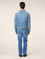 Giubbino in denim soft di cotone e lyocell