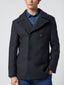 Blue Wool Peacoat