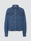 Mid Blue Denim Overshirt