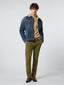 Bobby Chinos in Green Garment-Dye Twill