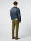 Bobby Chinos in Green Garment-Dye Twill