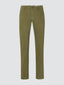 Bobby Chinos in Green Cotton-Cashmere Gabardine