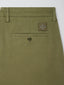 Bobby Chinos in Green Cotton-Cashmere Gabardine