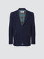 Blazer blu in lana