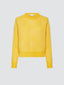 Maglione giallo in lana e mohair