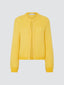 Cardigan giallo in lana e mohair