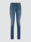 Jeans Kimberly in Power Stretch riciclato blu medio