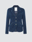 Blazer in denim blu scuro