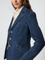 Dark Blue Denim Blazer