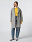 Grey Wool-Blend Coat