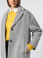 Grey Wool-Blend Coat