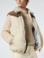 Gilet beige e marrone in cotone