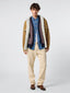 Overshirt color cammello in shearling