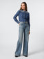 Jeans Jackie in cotone blu medio