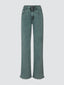 Jeans Hailey in cotone e lyocell verde-nero