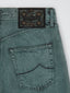 Jeans Hailey in cotone e lyocell verde-nero