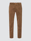 Scott Cropped Brown Alcantara® Pants