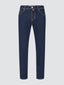 Scott Cropped Dark Blue Stretch Jeans