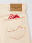 Jeans Harrison beige in bull di cotone