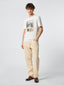 Jeans Harrison beige in bull di cotone