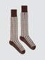 Brown Cotton-Cashmere Socks