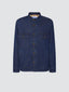 Overshirt in denim comfort blu medio