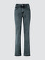 Pantaloni Kate in bull stretch blu-grigio