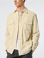 Light Beige Corduroy Western Shirt