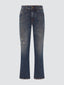 Kate Crop Mid Blue Organic Cotton Jeans