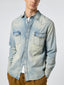 Camicia Western in denim blu chiaro 