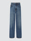 Jeans Grace in cotone blu medio