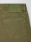 Pantaloni Bard verde in bull di cotone