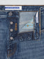 Jeans Grace in cotone blu medio