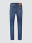 Scott Cropped Medium Blue Stretch Jeans