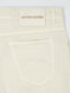 Scott Cropped White Garment-Dye Twill Pants