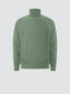 Green Cashmere High-Neck Sweater