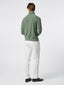 Green Cashmere High-Neck Sweater